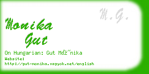 monika gut business card